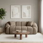 Atelier Del Sofa Octavio - Sofá de 2 plazas Marrón